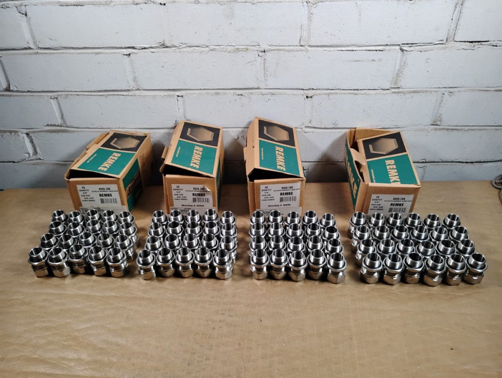 84x Remke 3/4" Stainless Steel Cable Connectors RSSS-208