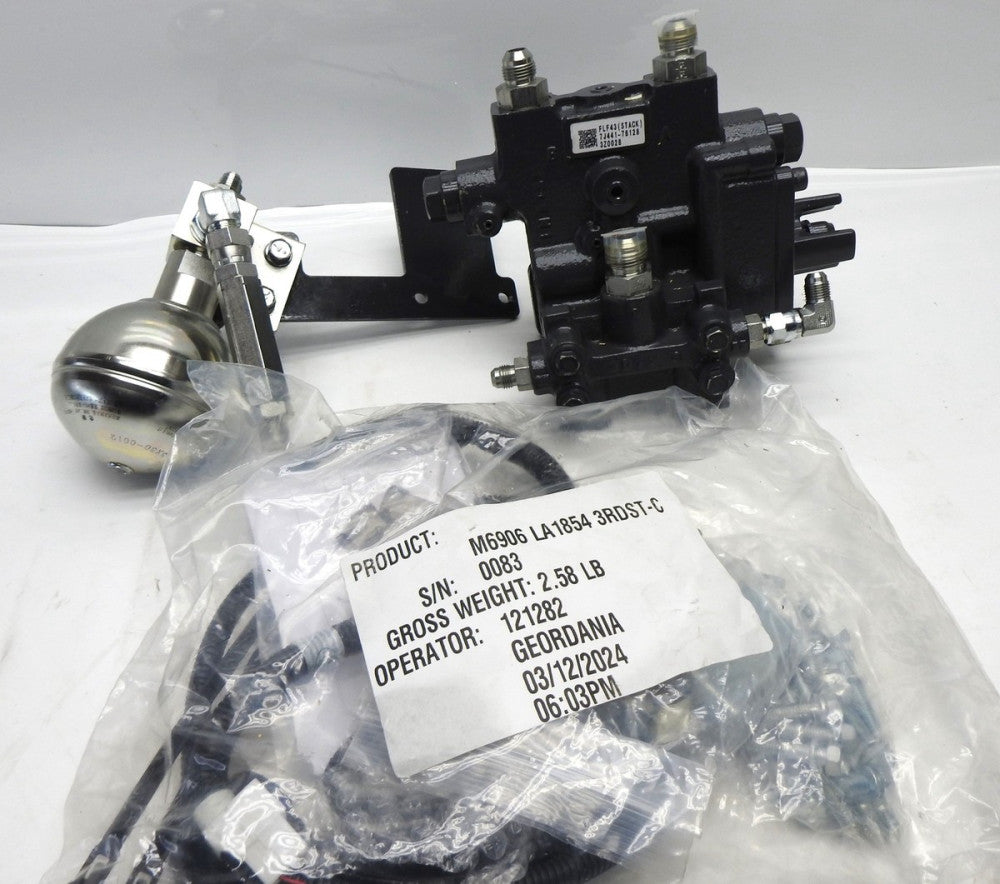 Kubota 7J441-78128 3rd Function Valve Kit for LA1854 M6906 - OEM NEW!