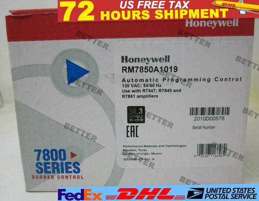 1PC New Honeywell RM7850A1019 Burner Control Fast Shipping