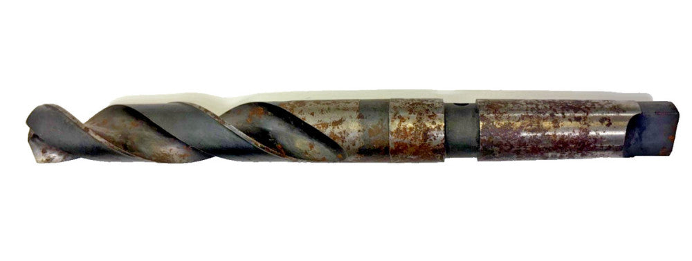 CLE-FORGE #4 MORSE TAPER SHANK DRILL BIT, P/N 228329, OAL 12-1/2"