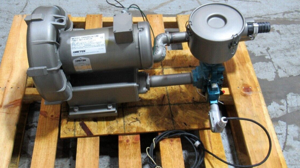 AMETEK DR606CK72M REGENERATIVE BLOWER 4HP 3PH 230/460V
