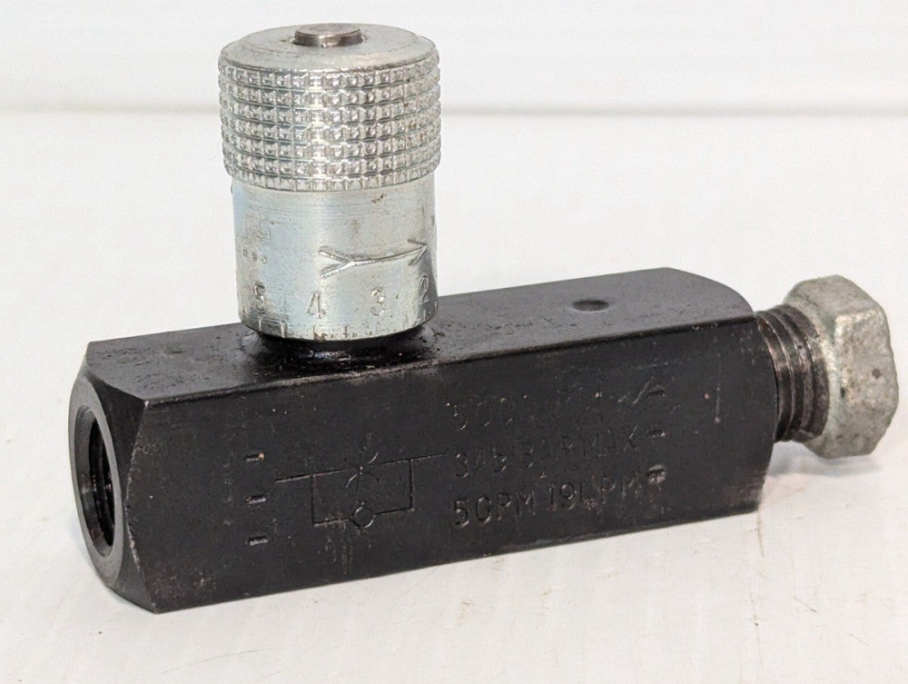 Parker F400S-11FE Hydraulic Flow Control Valve 5000 Psi 345 Bar Max -Free Ship-
