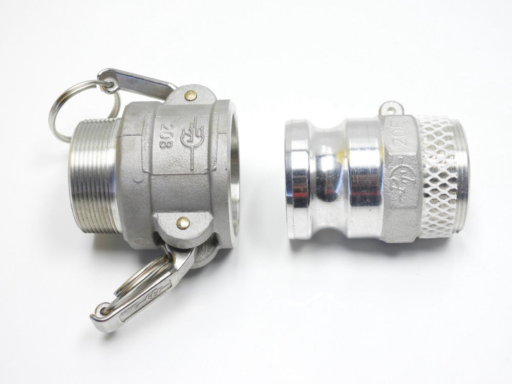 PT Coupling 20B & 20F 2" Aluminum Coupler Assembly Cam & Groove 1000220 1000620 