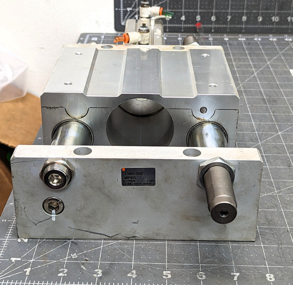 SMC Double Acting Platform Cylinder 40mm Bore 100mm Stroke WORKING PULL [B4S4]