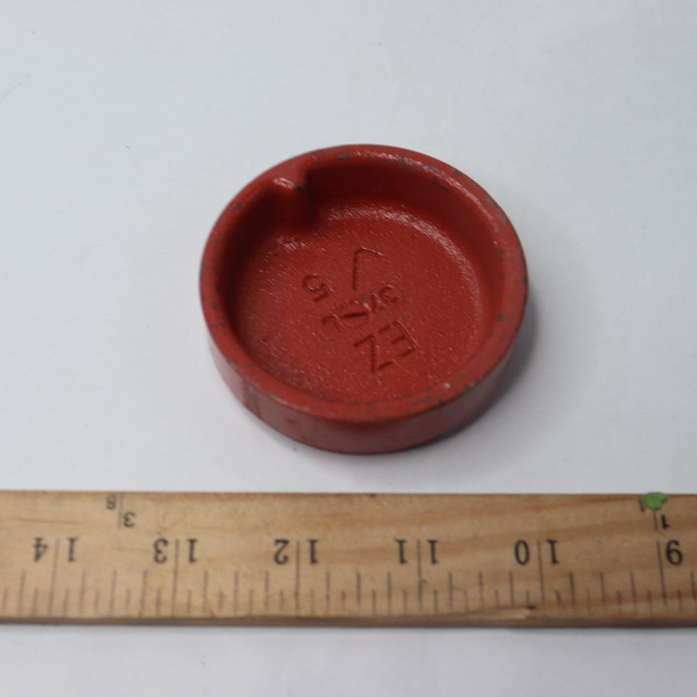 Victaulic End Cap 006 Ductile Iron Painted Orange 365 PSI 2-1/2"