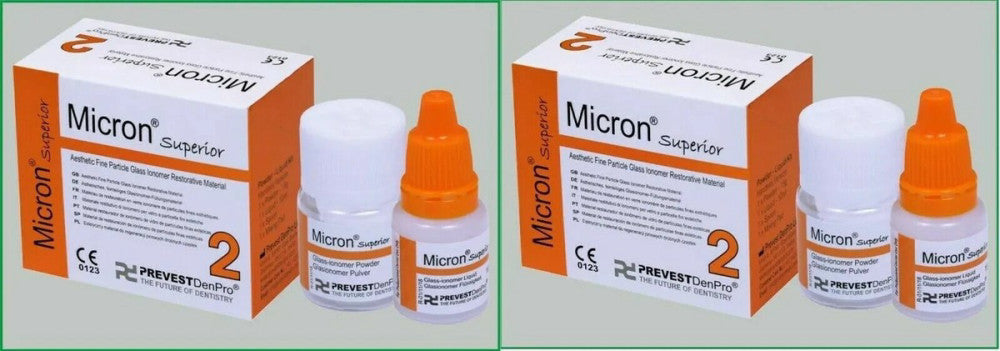 2 Packs Of Prevest Denpro Micron Superior 2 Radiopaque Glass Ionomer Filling