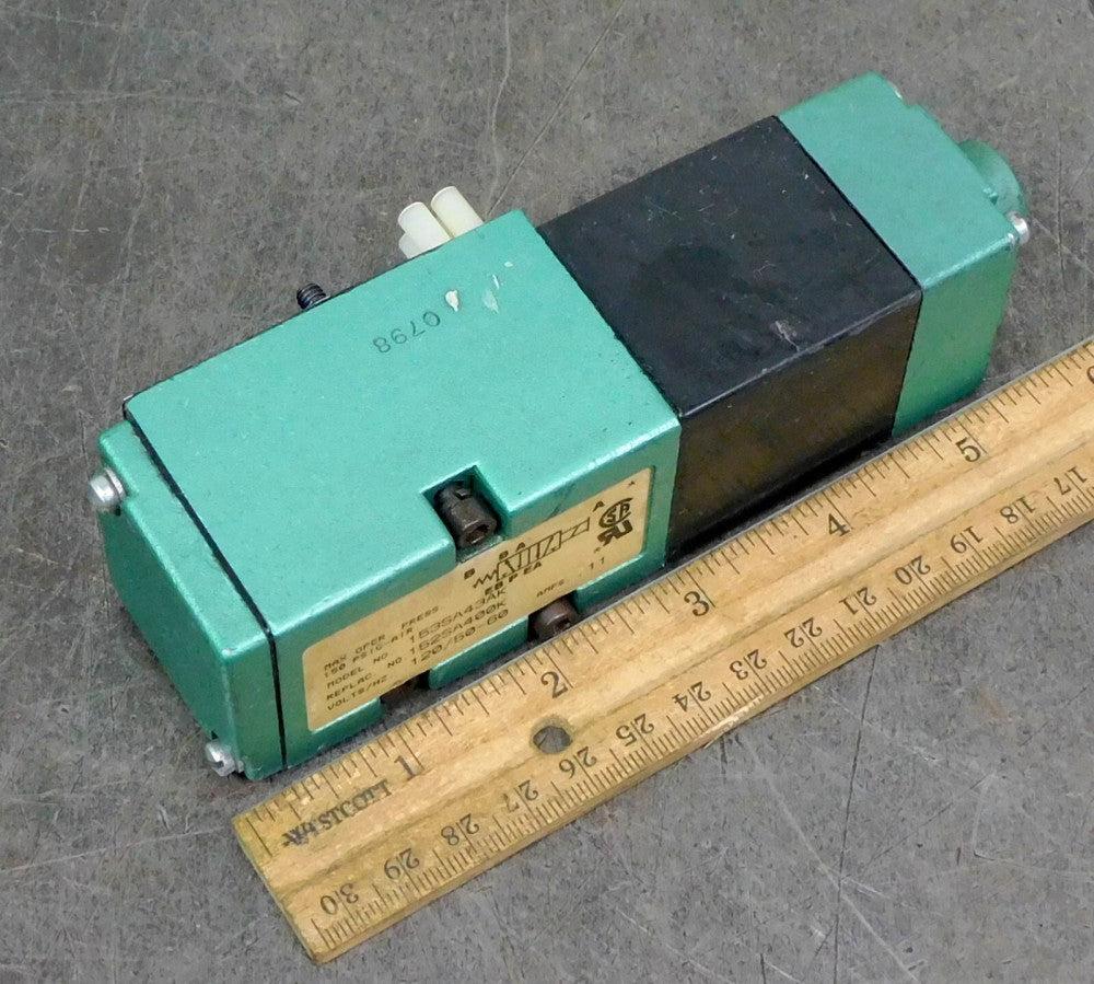 Numatics 153SA43AK 2-Position Solenoid Valve 24V DC 11 A 150 PSI 46 CFM 6 W