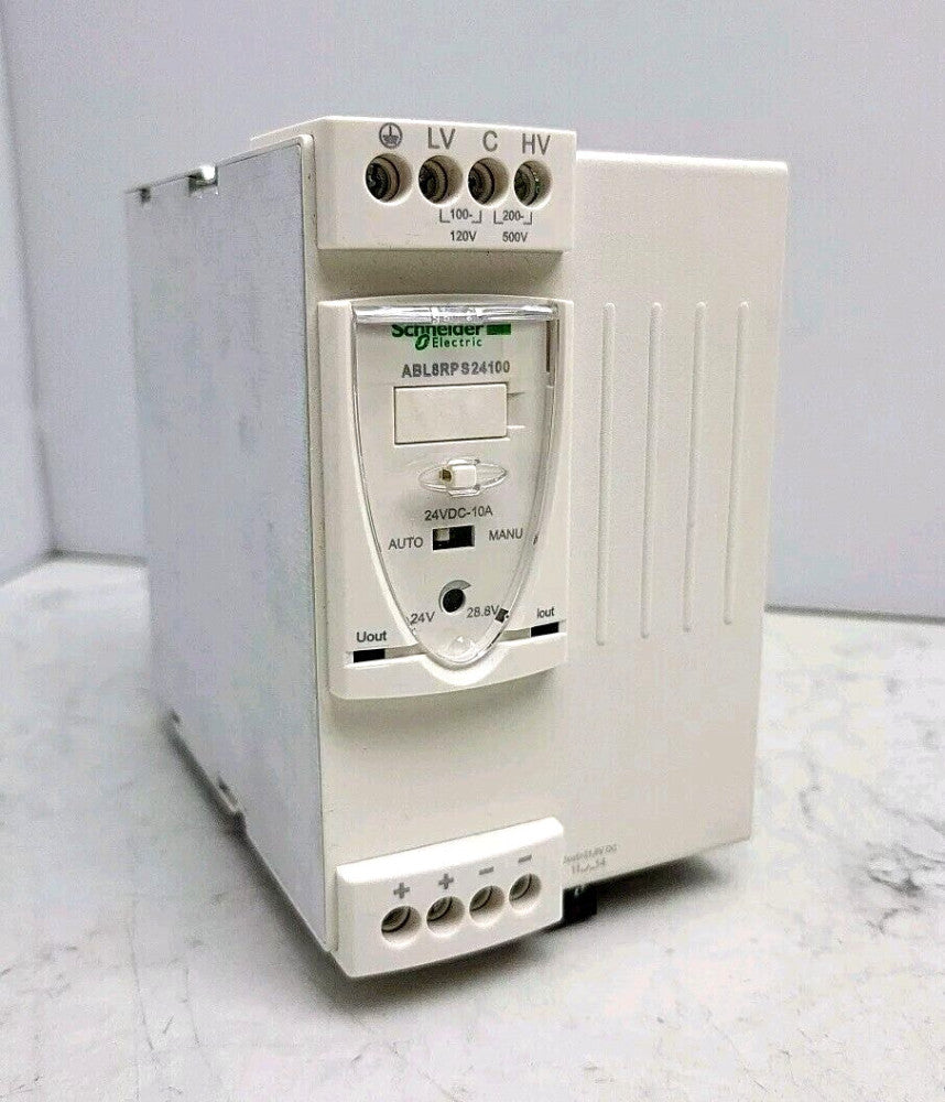Schneider ABL8RPS24100 Power Supply 1 or 2 Phase 100 to 500 Vac 24 V New Demo