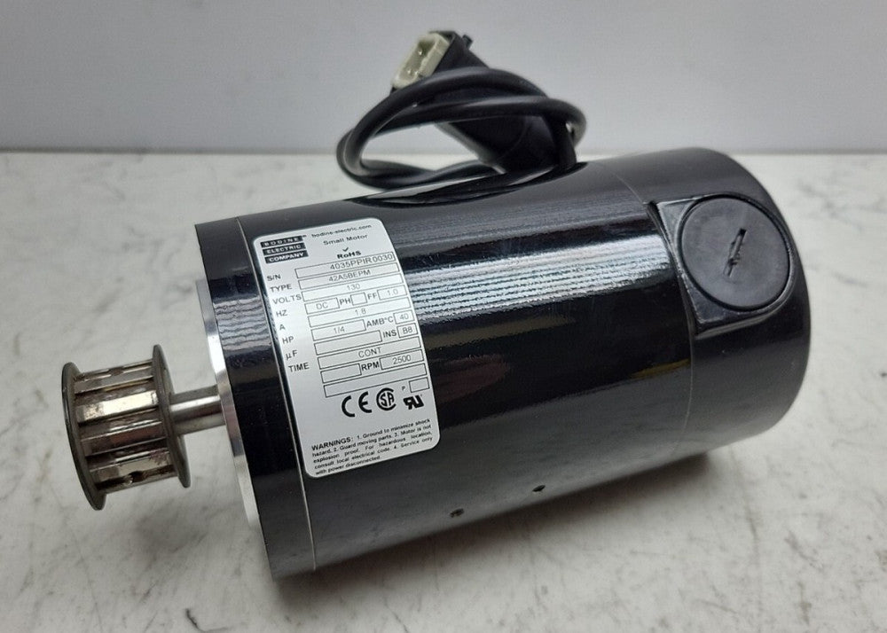 Bodine 42A5BEPM Dc Gearmotor 130 Vdc 1.8A 1/4 Hp 2500 Rpm Flange Face Mount 