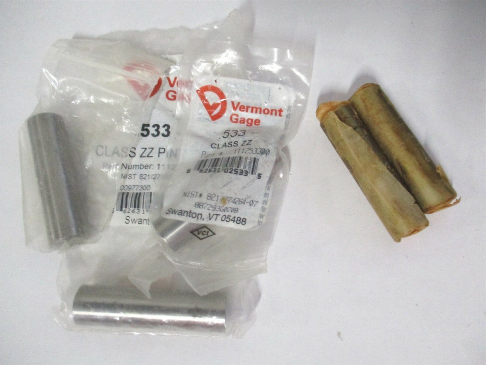 Vermont Gage (111253300) 0.533" Diam Class ZZ Minus Plug & Pin Gage - Lot of 5