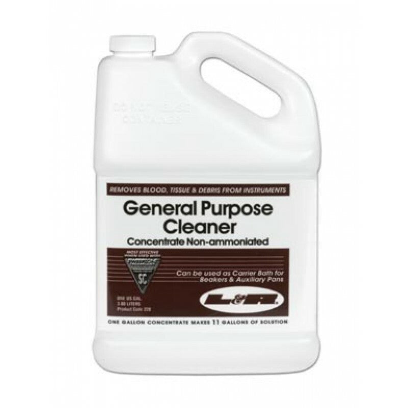 (1 CASE OF 4 GAL) L&R Manufacturing General Purpose Cleaner, Non-Ammoniated 2076