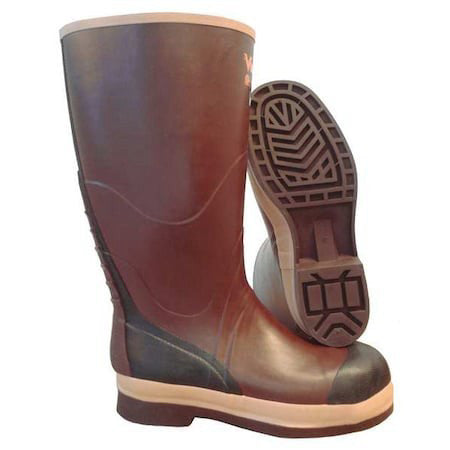 Viking Vw22 Unisex Viking(R) Tall Rubber Boots, Steel Toe, 16" Height, Brown, 13