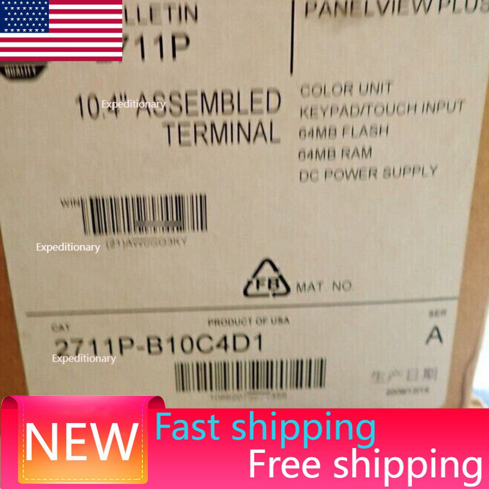 2711P-B10C4D1 NEW AB PanelView Plus 600 EtherNet KEYPAD DISPLAY HT  US Free Tax