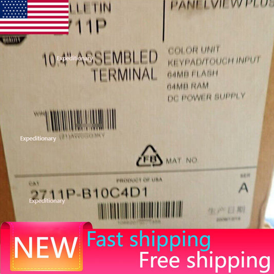 2711P-B10C4D1 NEW AB PanelView Plus 600 EtherNet KEYPAD DISPLAY HT  US Free Tax