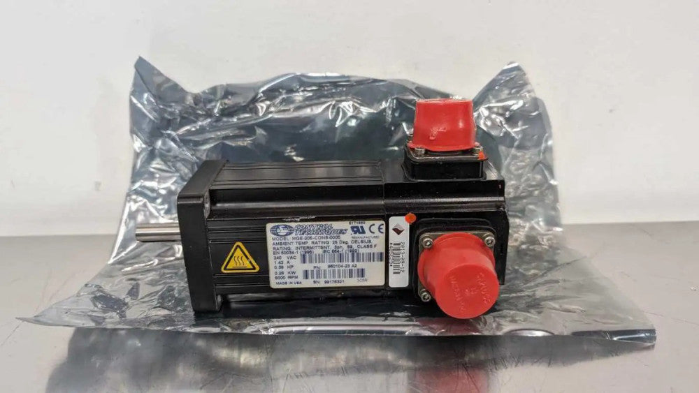 Control Techniques MGE-205-CONS-0000 Servo Motor 0.38HP 5000 RPM 960104-23 A2