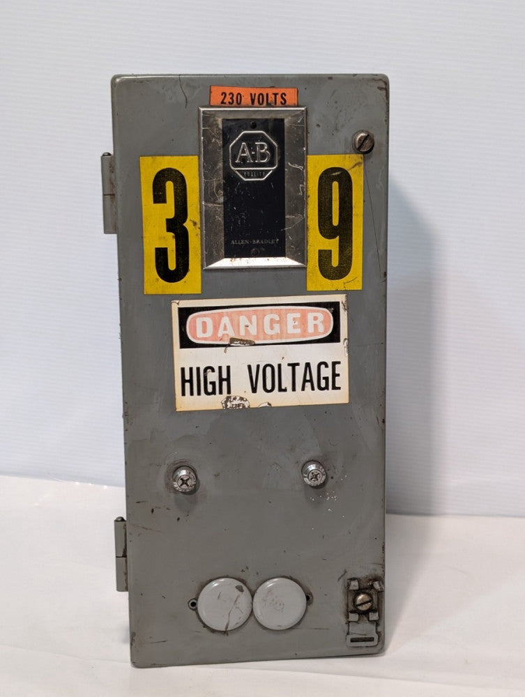 Allen Bradley 709-BAB431 Size 1 Series K Motor Starter Enclosure 230V