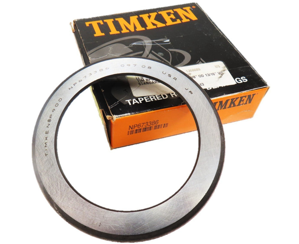 Timken NP673386-09708 Tapered Roller Bearing Cup Only 4 3/8" OD x 13/16" NIB