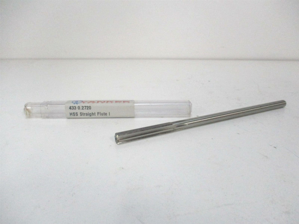 Yankee (433-0.2720) 17/64" x 1-1/2" x 4-1/8" OAL HSS Straight Chucking Reamer 