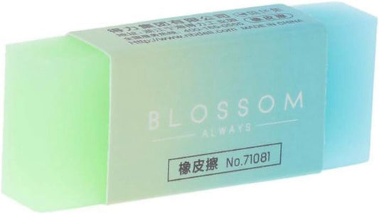 1Pcs  Color Eraser, Flexible Translucent Rectangle Rubber Pencil Eraser Bl