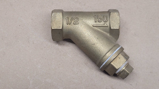 1/2" NPT Brass Y Strainer 150 PSI