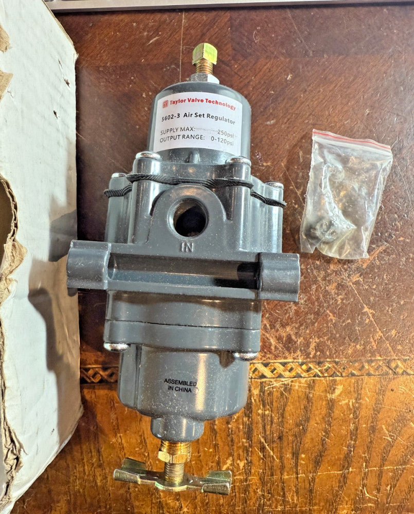 Taylor Valve Technology 5602-3 Air Set Regulator Supply 250psi Output 0-120psi