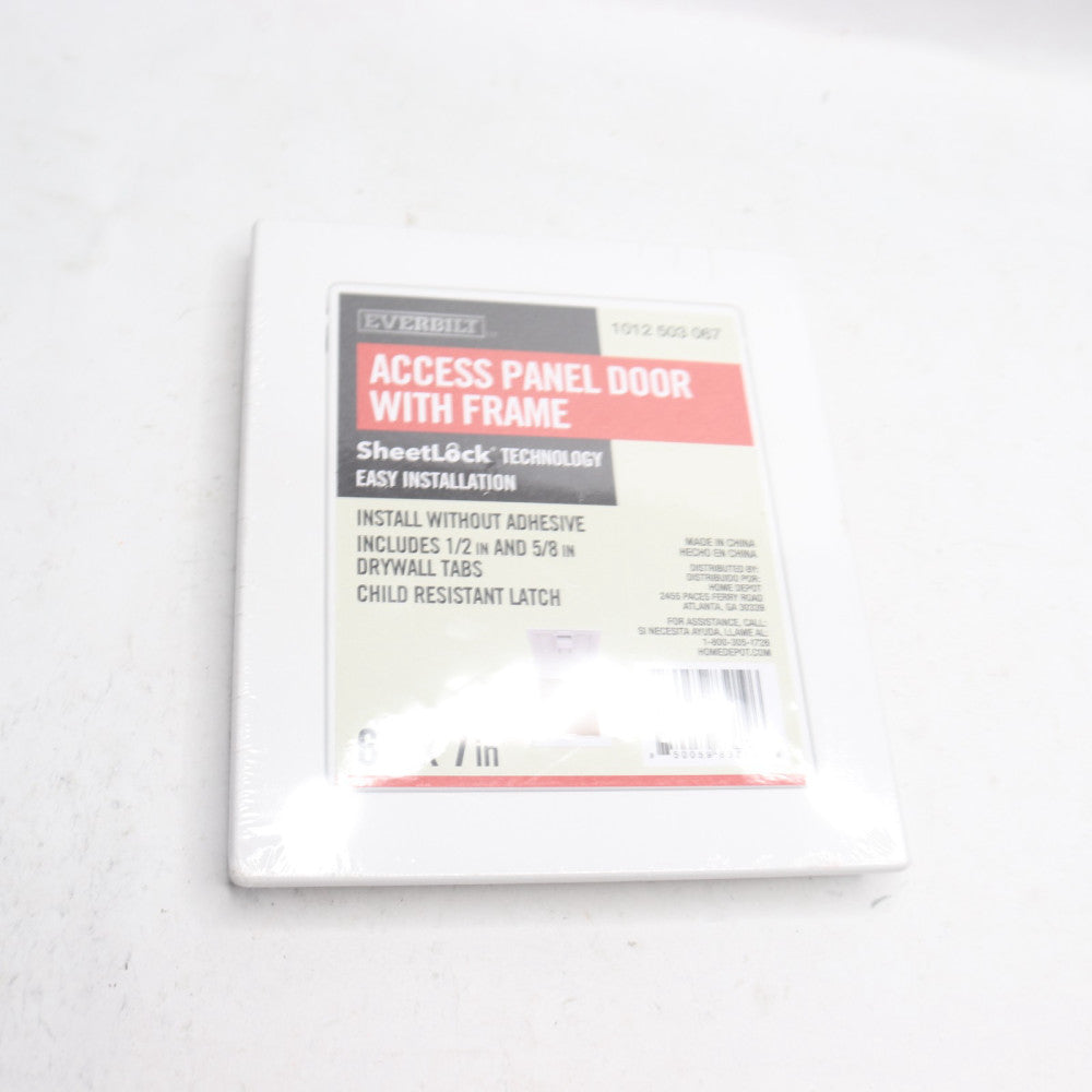 Everbilt Access Panel with Frame and Sheetlock Technology 6" x 7" APP0607-WH