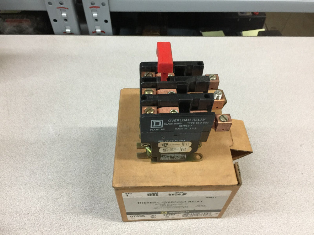 NEW IN BOX SQUARE D THERMAL OVERLOAD RELAY 9065 SE09