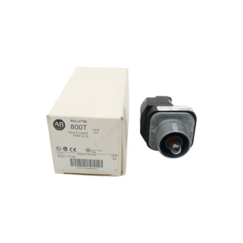 ALLEN BRADLEY 800T-P16 SER. U 120V (WH) NSMP