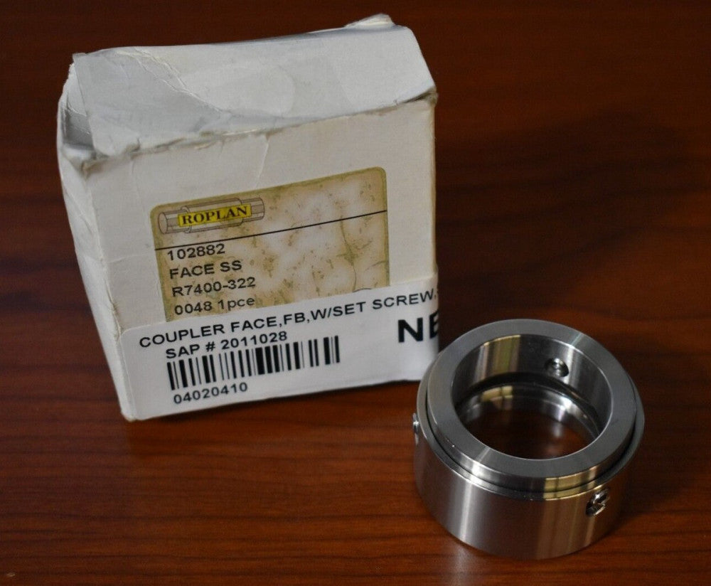 Roplan 102882 Stainless Steel Face Coupler R7400-322