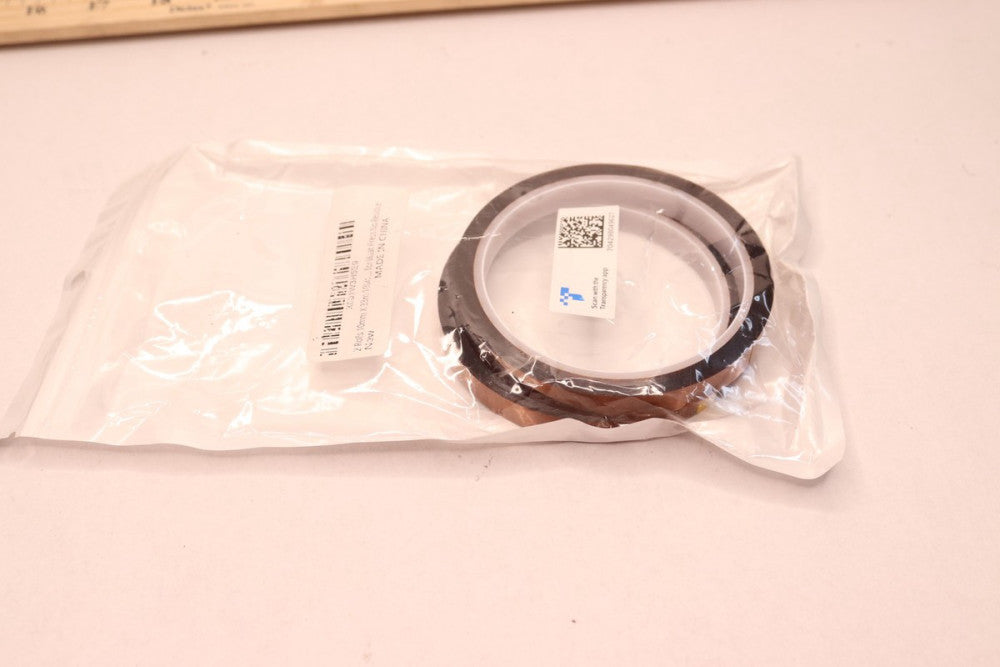 (2-Pk) Heat Resistant Tape Vinyl Silicone Yellow 10MM x 108FT 