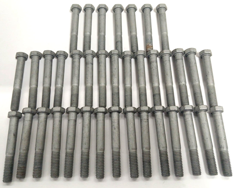 HEX BOLT 3/8-16 X 2-3/4 IN. GRADE 8 MEDIUM CARBON ALLOY STEEL   LOT OF 36