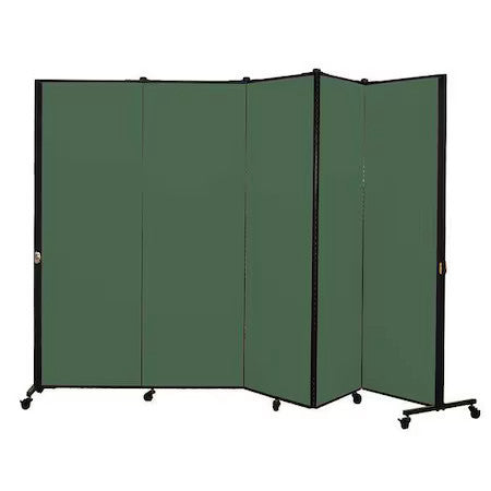 Screenflex Hkdl605-Dn Portable Room Divider,9Ft 5In W,Mallard