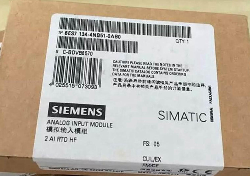 NEW Siemens 6ES7 134-4NB51-0AB0 PLC Analog Input Module