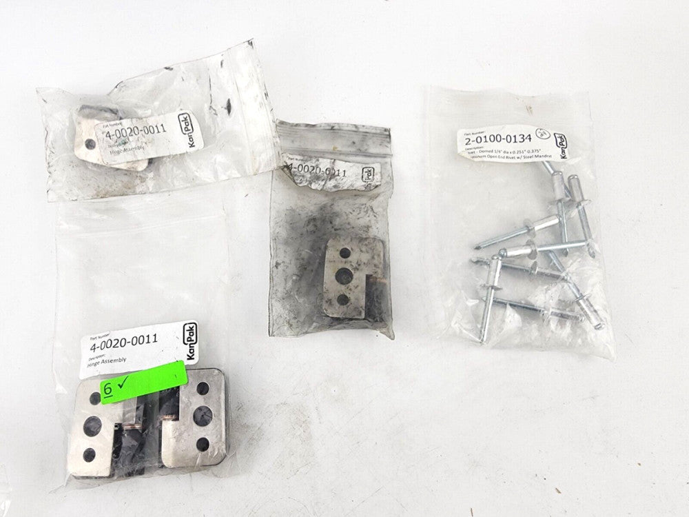 Kanpak 4-0020-0011 Door Hinge with Rivets
