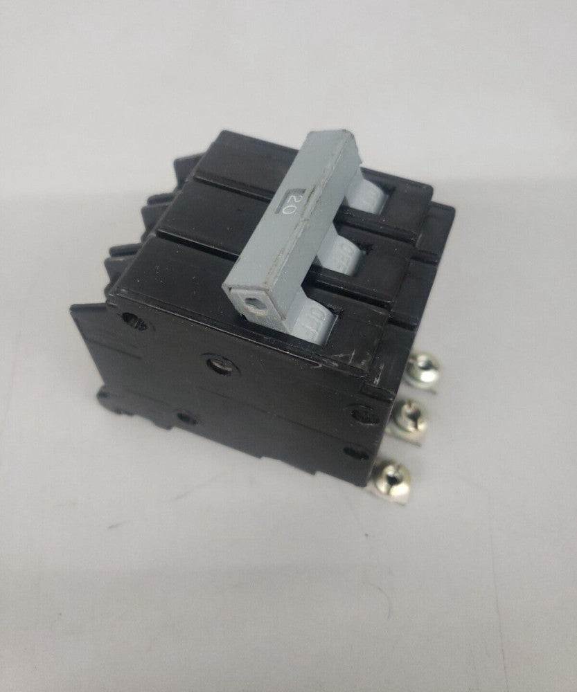 1- CUTLER HAMMER CHB320 CIRCUIT BREAKER 20 AMP 3 POLE 240V BOLT ON ~NEW TAKE OUT