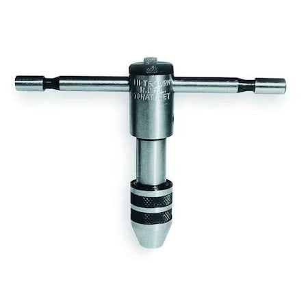 Westward 2Cyt6 T Handle Tap Wrench,Ratchet,7/32-1/2 In