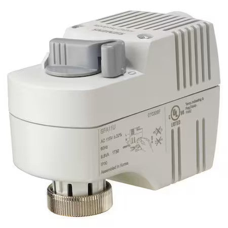 Siemens Sfp11u Zone Valve Actuator,120Vac,Normally Open