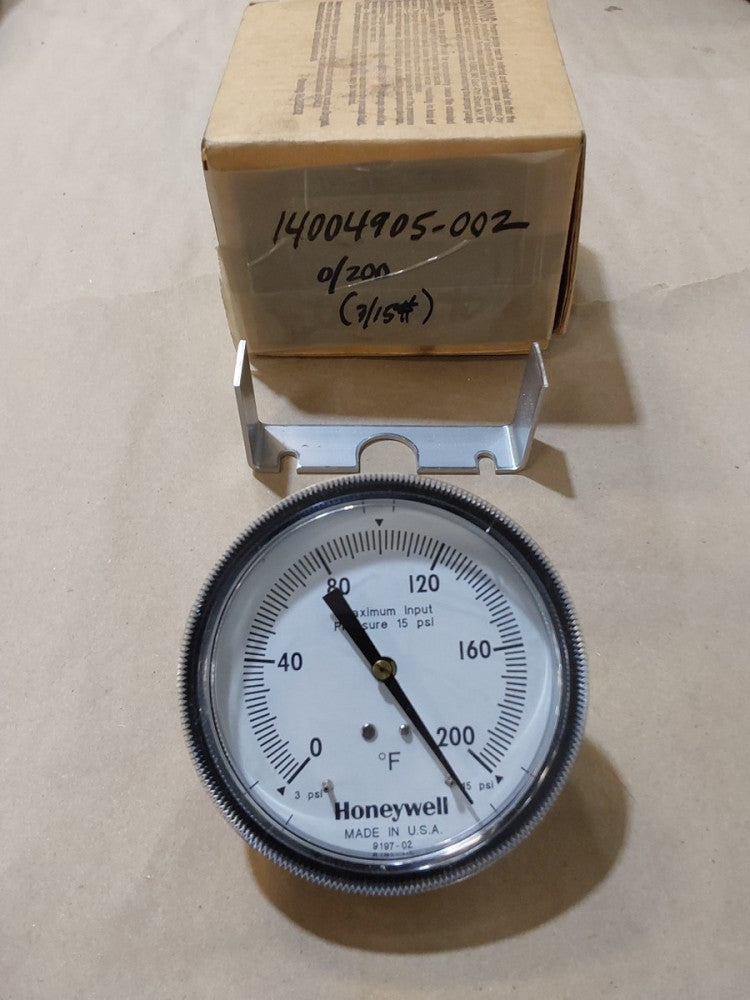 Honeywell 14004905-002 3-1/2" Pneumatic Receiver Gauge FNIP