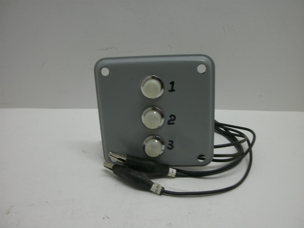 ELECTRICAL COVER W/INDICATOR LIGHTS WHITE 3-3/8" X 3-3/8"  COVER
