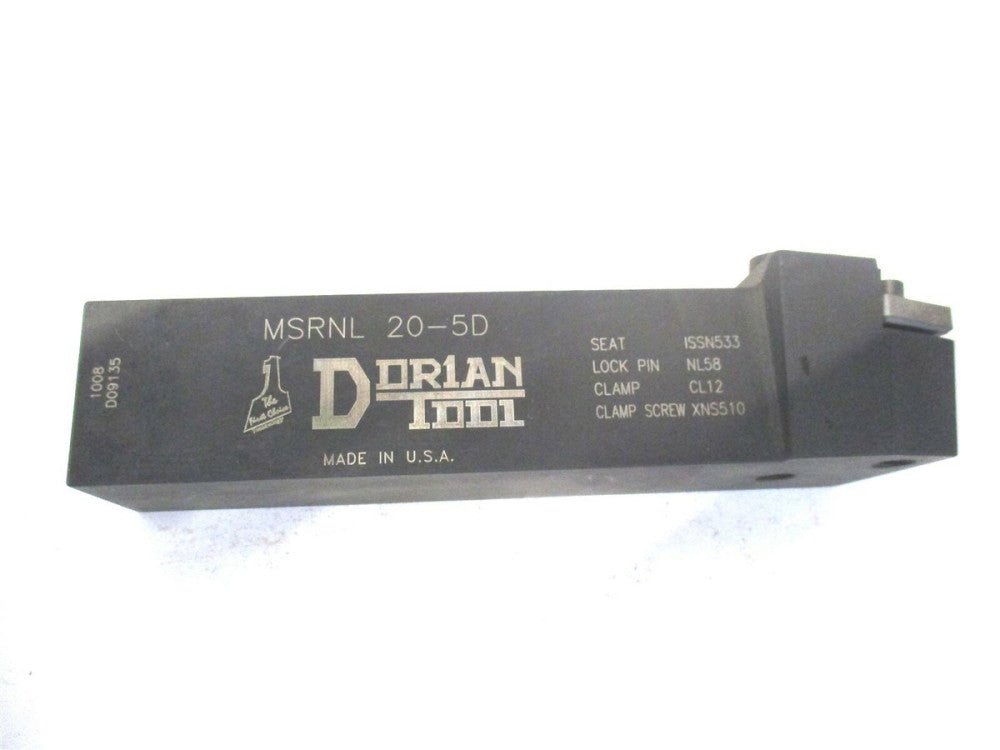 Dorian Tool (73310150535 6" OAL Neg 7° CL-12 XNS-510 NL-58 Turning Toolholder