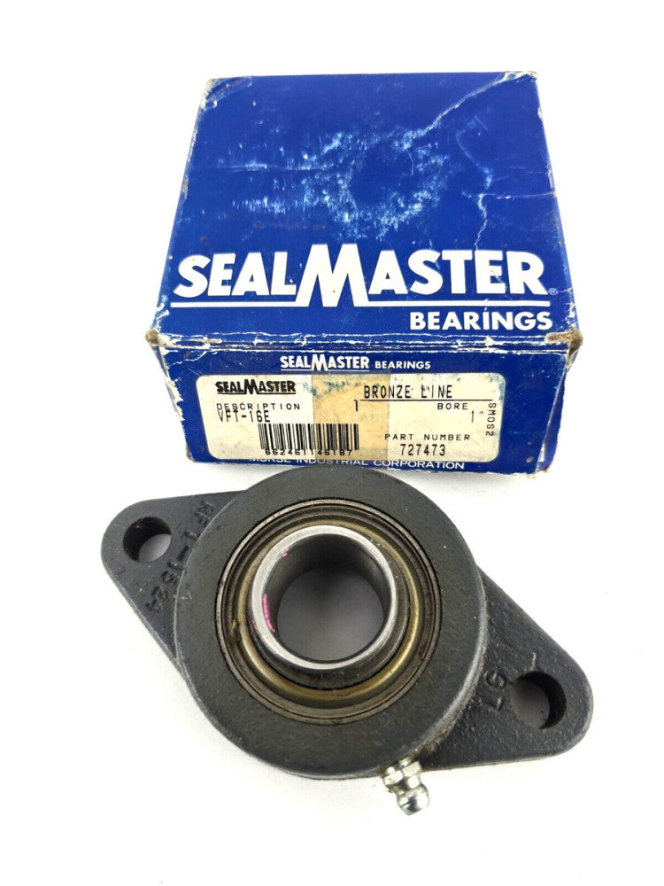 NOS Sealmaster VFT16E Ball Bearing Flange Unit