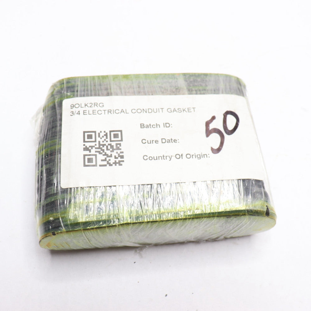 (50-Pk) Electrical Conduit Gasket 3/4" 9OLK2RG