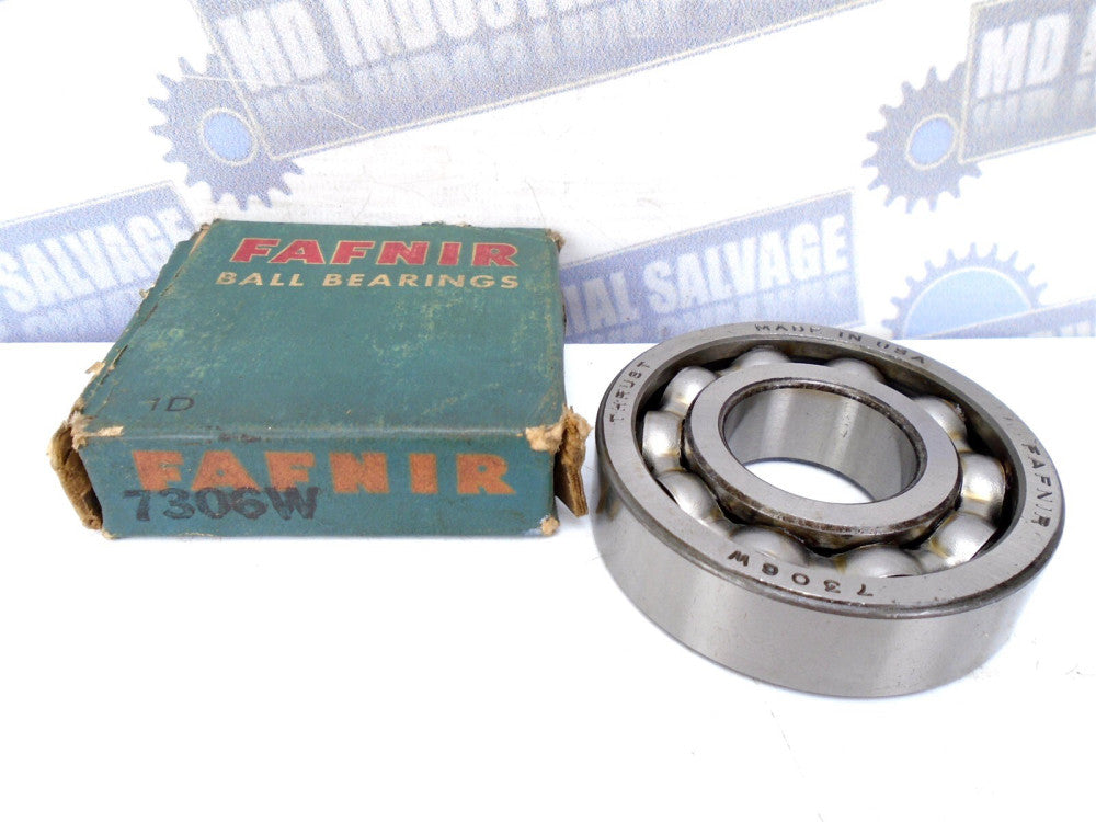 FAFNIR - 7306W - Angular Contact Bearing - 20° Angle - 30mm x 72mm x 19mm (NEW)