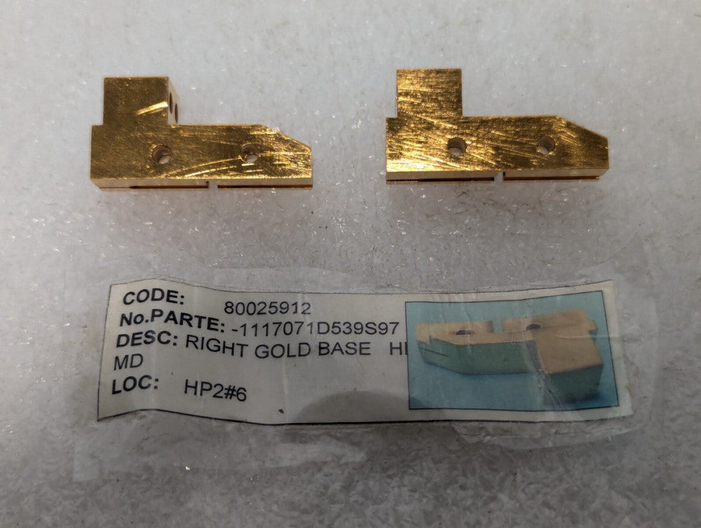 Right Gold Base 80025912 HI MD, Right Gold Base HI MD, HP2#6