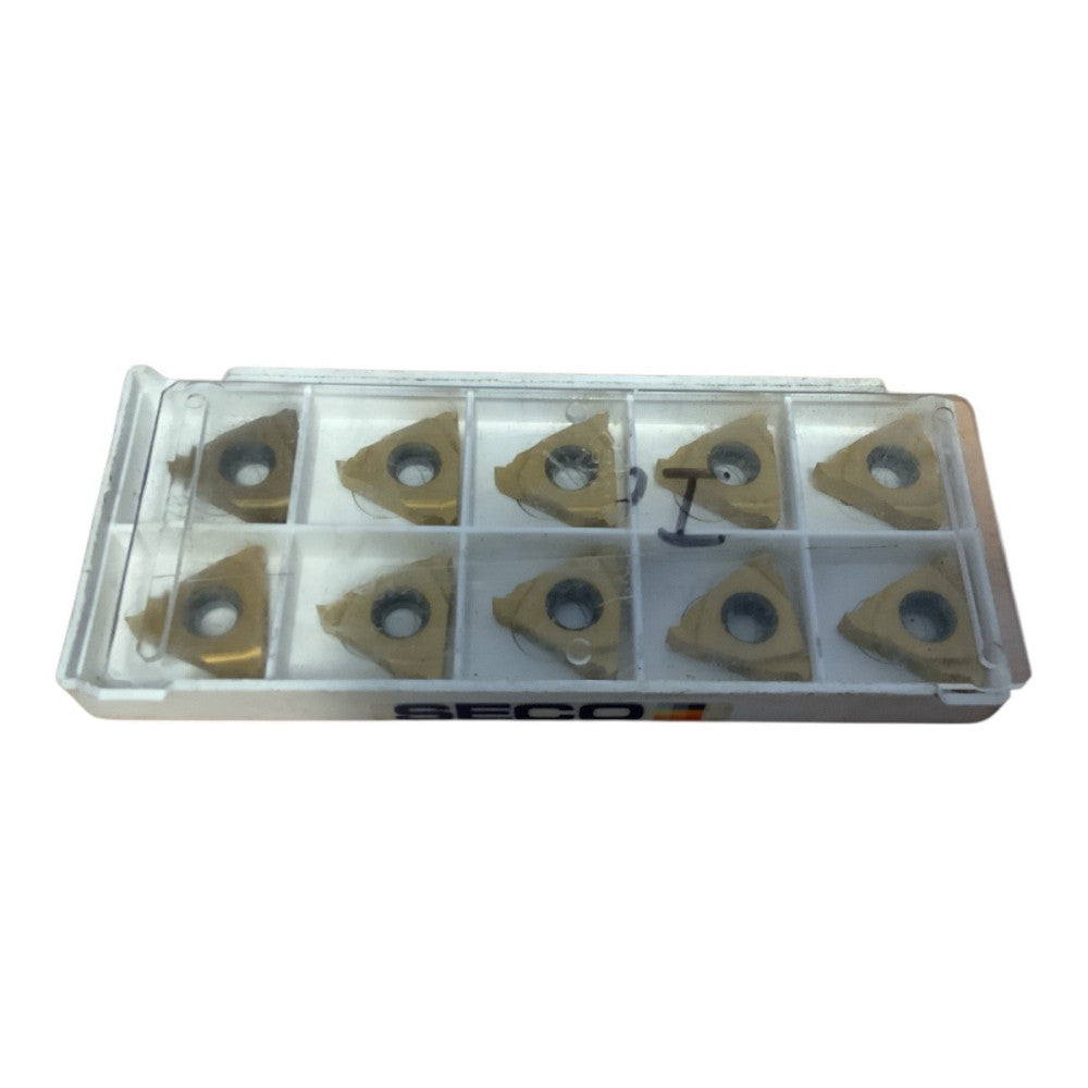 Qty 10 Seco 16 ER 16 UN 16ER16UN 49845 CP500 Laydown Threading Carbide Inserts