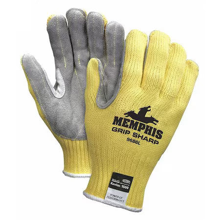 Mcr Safety 9686L Cut Resistant Gloves, Cut Level A3 ,Uncoated ,None ,L 1 Pr