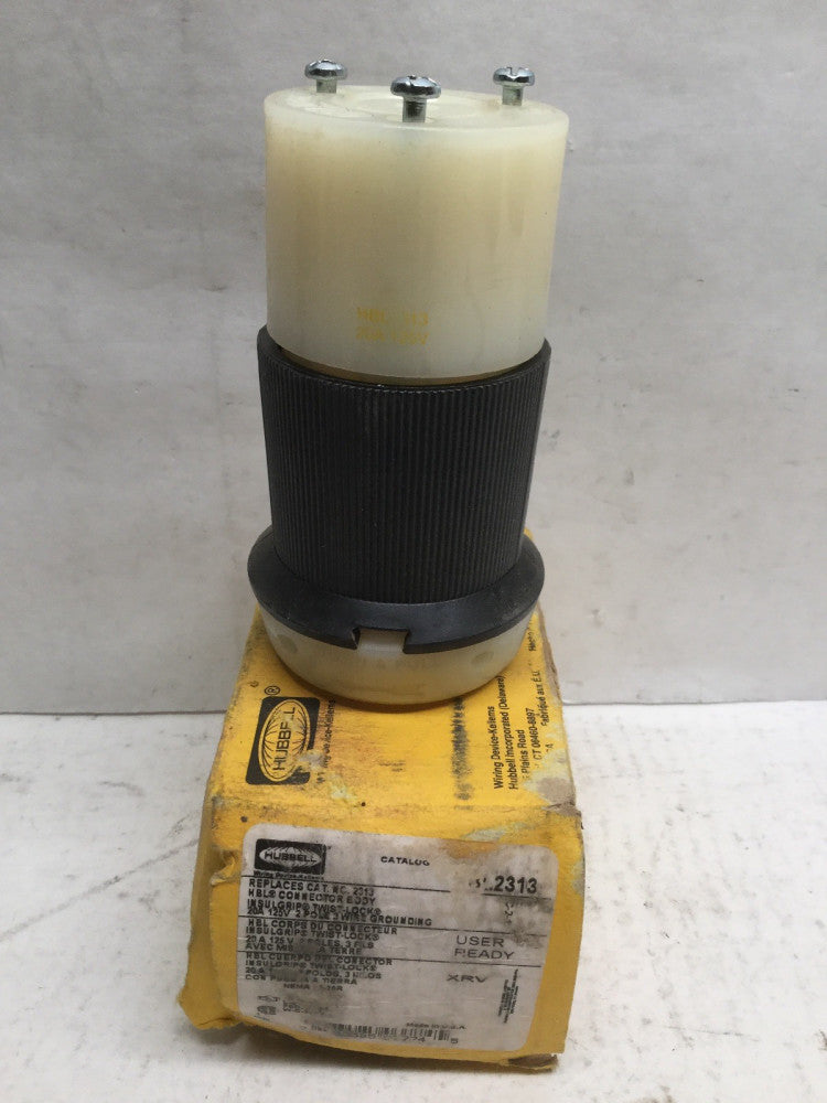 Hubbell HBL2313 20 AMP 125V Female Twist Lock Connector