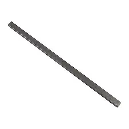 Zoro Select 701208-1000 Undersized Key Stock, Stainless Steel, Plain, 1 M L, 12