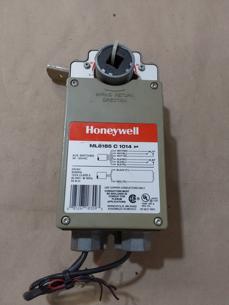 HONEYWELL ML8185 C 1014 ROTARY ACTUATOR DAMPER
