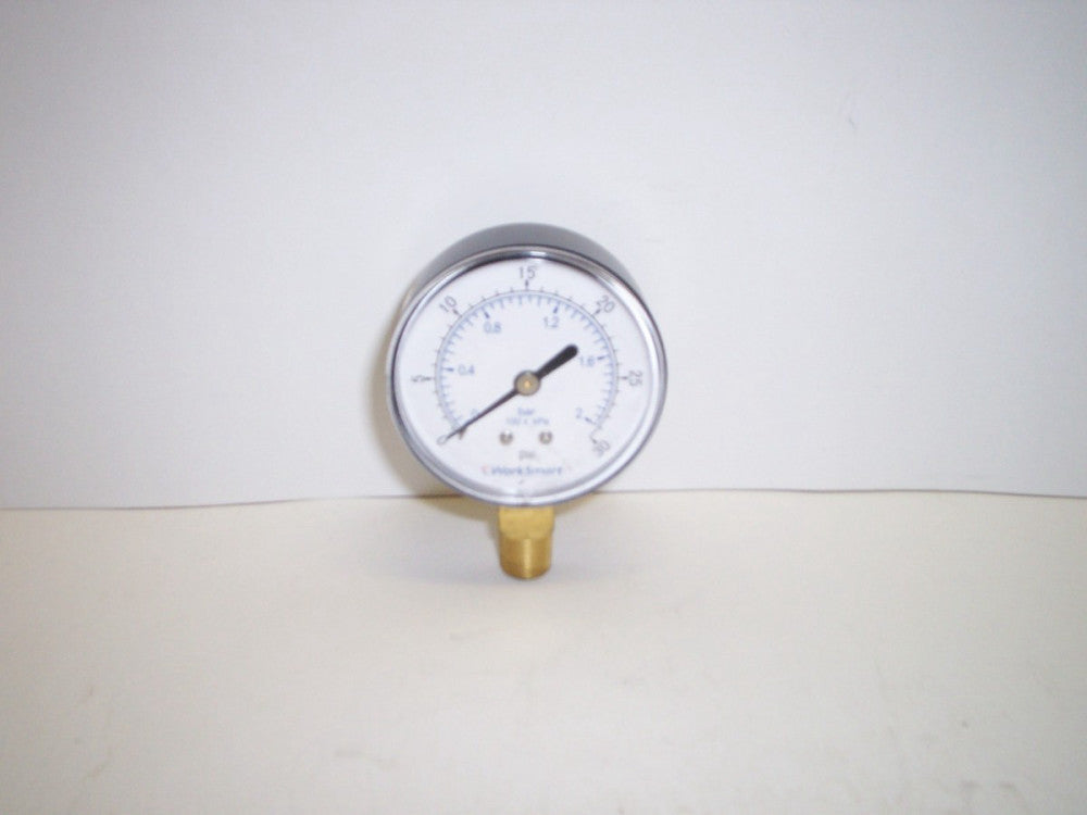 WORKSMART 0-30 PSI/KPA PNEUMATIC PRESSURE GAUGE DRY NEW NO BOX